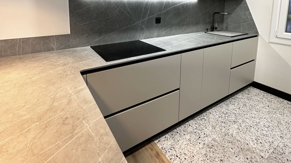 encimera gris neolith