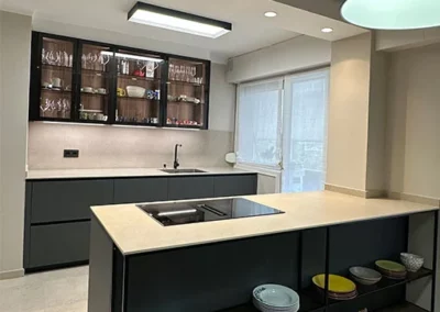 Cocina Fenix verde comodoro